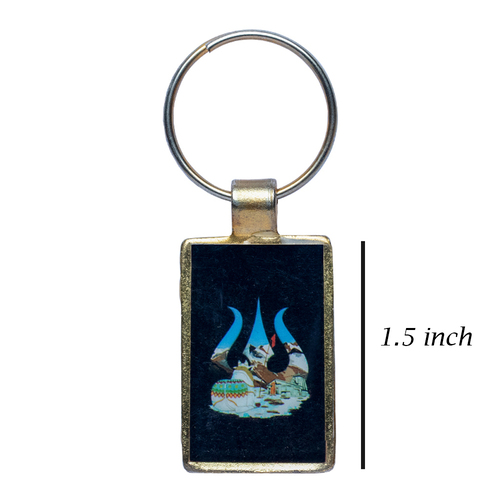 Metal Kumbh Symbol Key Chain